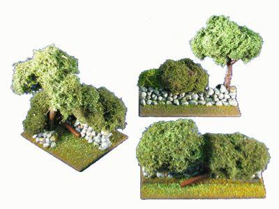 28MM WWII Bocage Hedgerow set