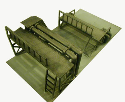 28mm WWII Factory Pipes & Gantries