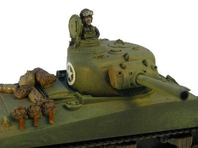 M4a3 Sherman 105mm WWII miniature wargaming vehicle