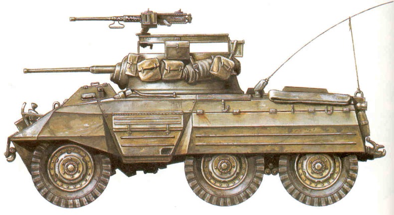 M8 Armored Car WWII miniature wargame vehicle