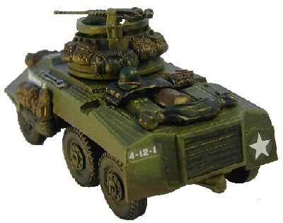 M8 armored car wwii miniature game vehicle